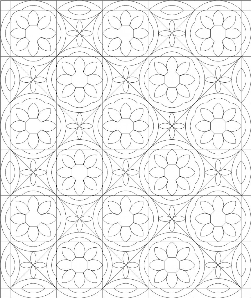 quilt block pattern coloring pages - photo #36