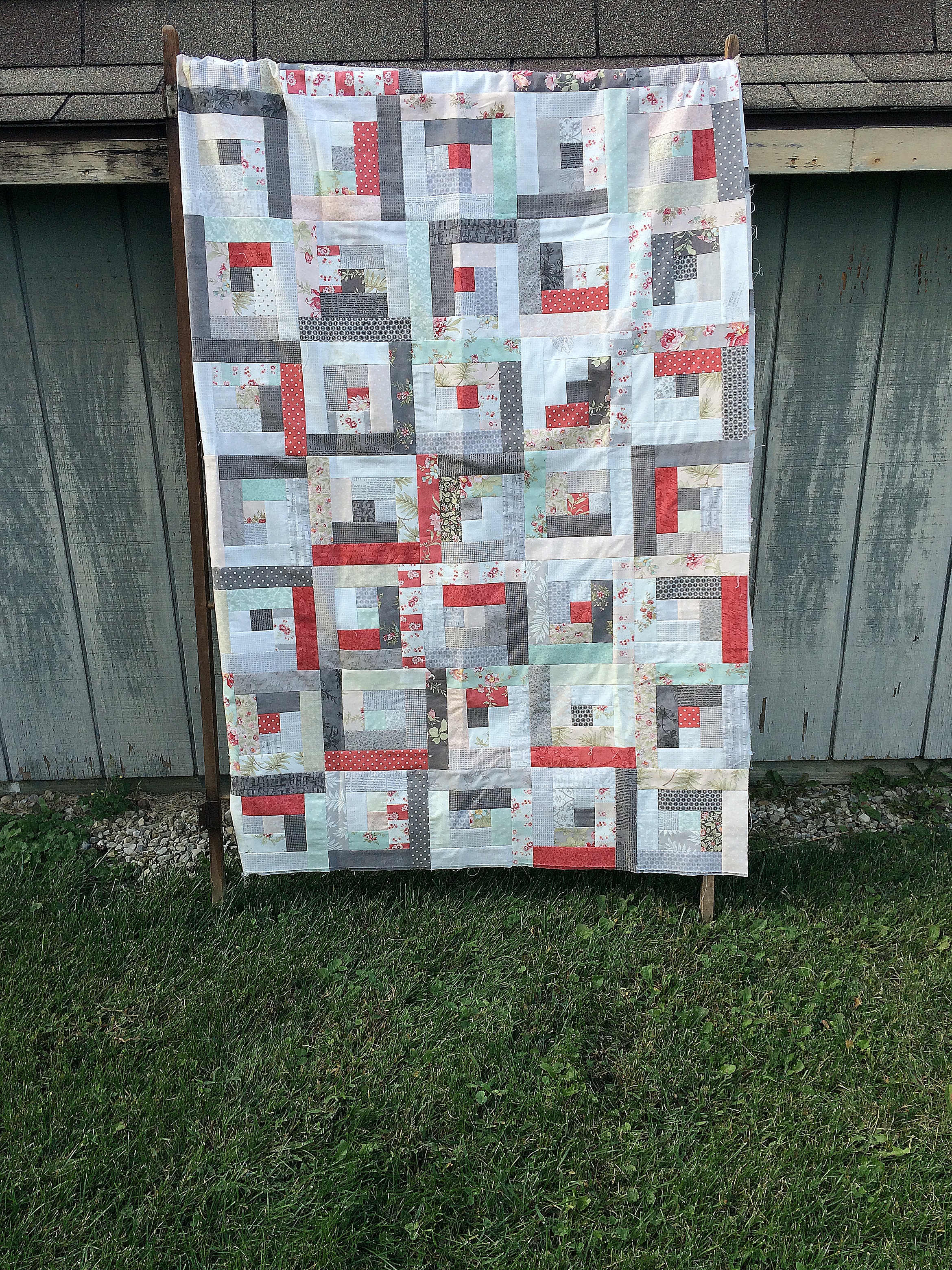 Layer Cake Log Cabin Block Tutorial Coriander Quilts