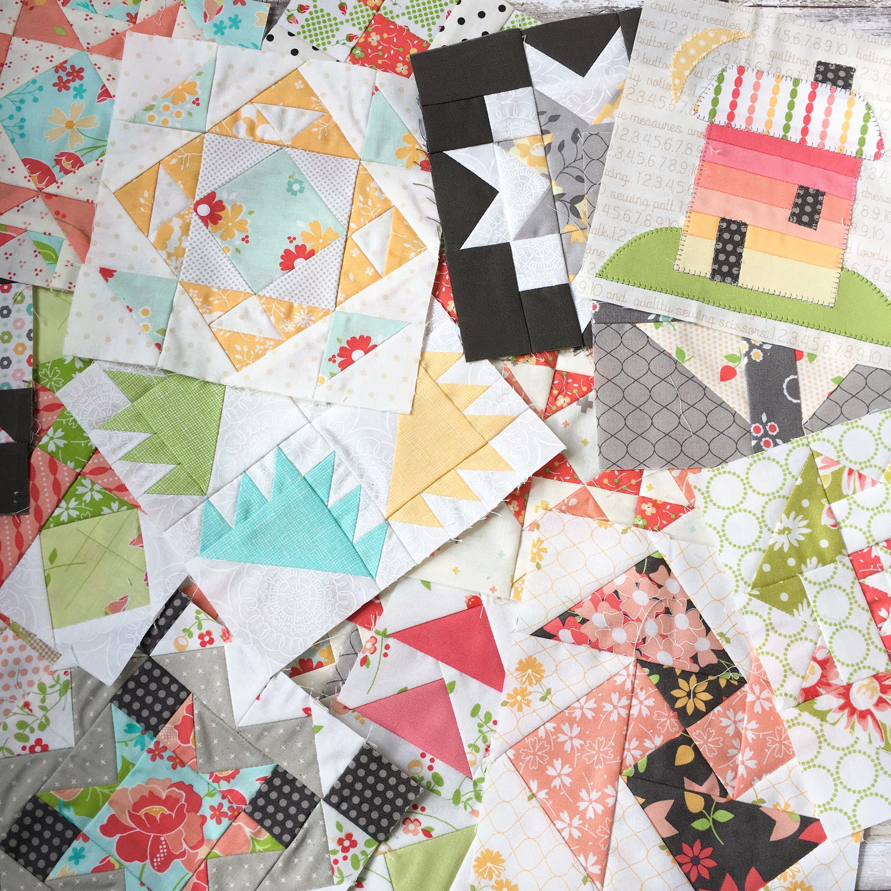 Moda Blockheads Round 2 Coriander Quilts