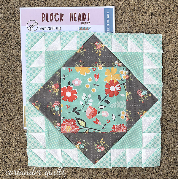 Moda Blockheads Block 10 Coriander Quilts