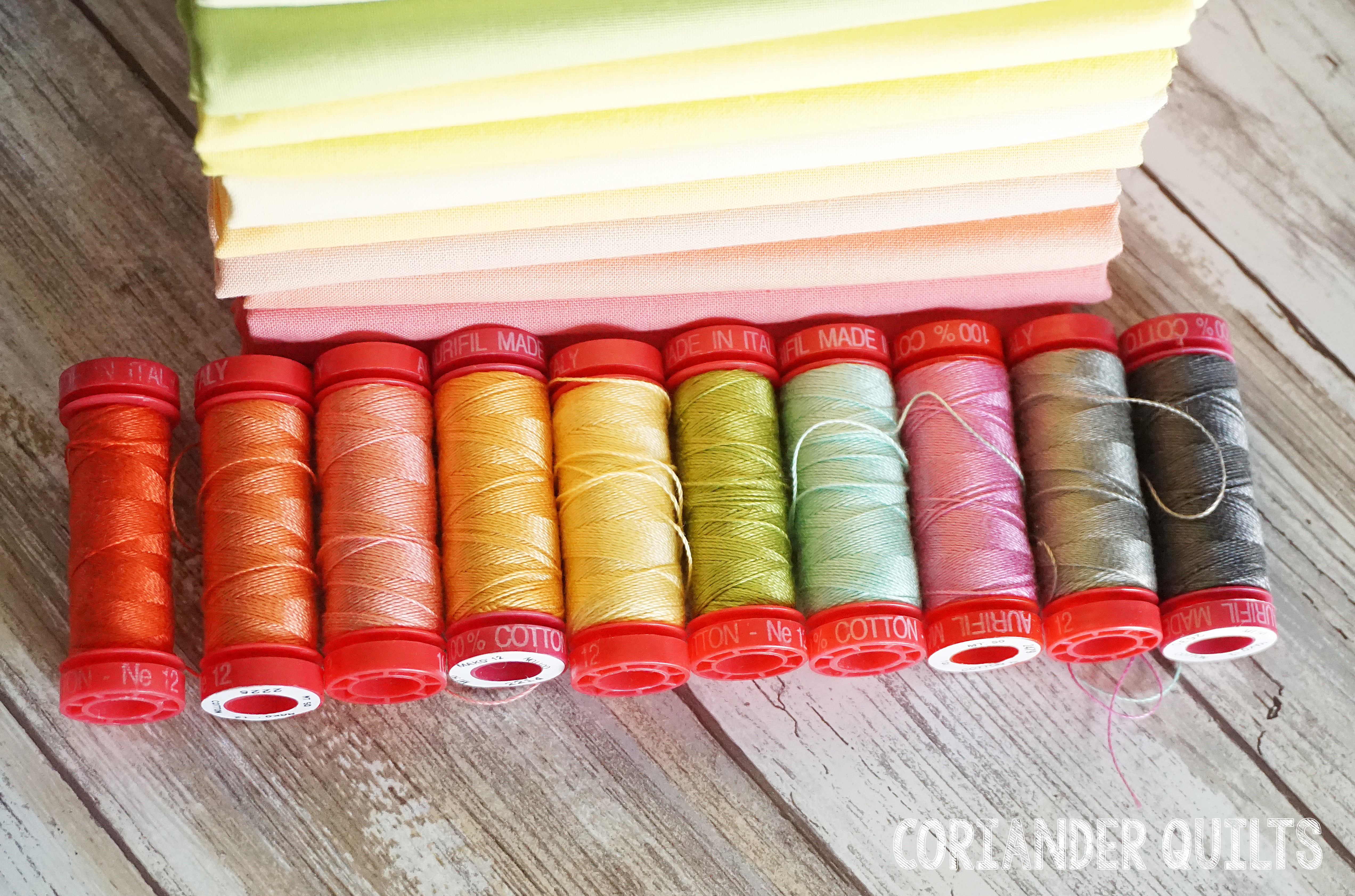 Solids & Thread Colors – Coriander Quilts