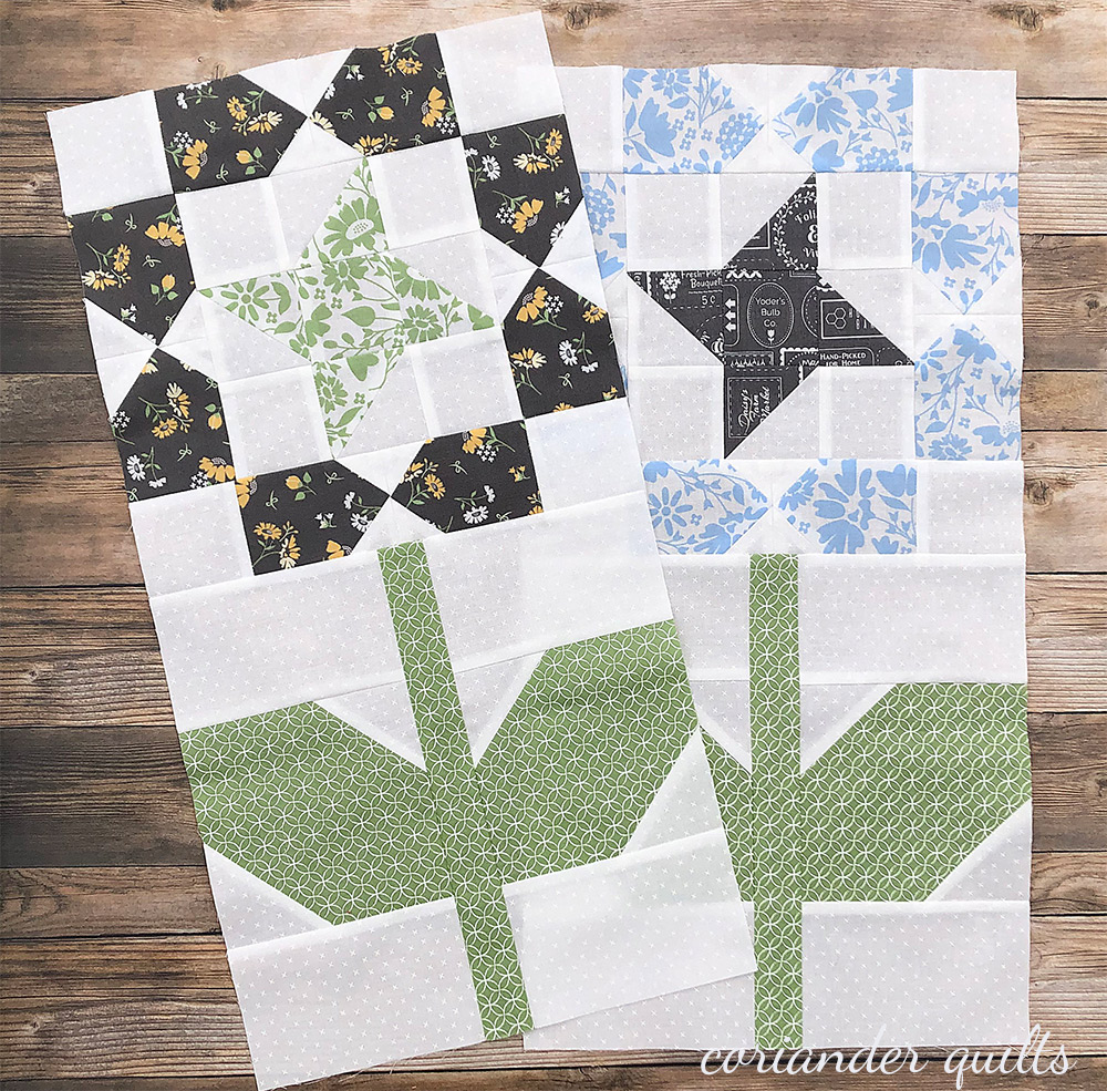 Spring Brook Blossoms: Sweet Pea Block – Coriander Quilts